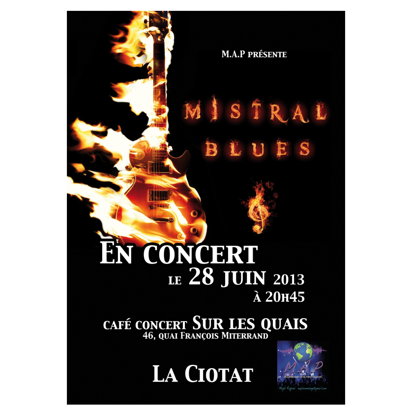 affiche mistral blues